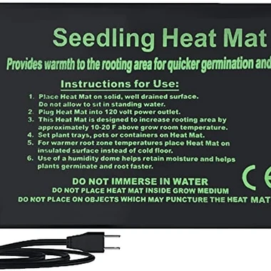 foto Seedling Heat Mat-10"Wx20.5"L Manta Calienta Termica	