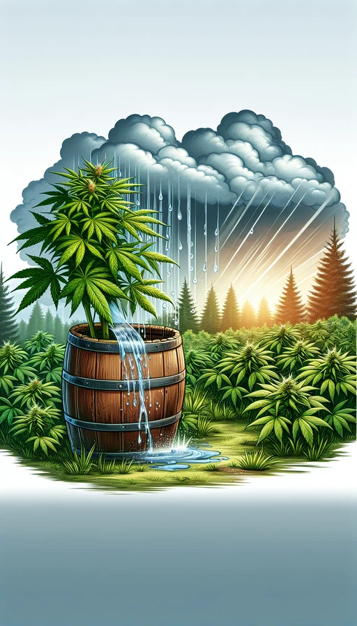 Aprovecha la lluvia.  Si cultivas al aire libre, recolecta agua de lluvia para el riego. Es una opción natural y libre de químicos, perfecta para tus plantas.  ¡El agua de lluvia, un recurso valioso!  #urugrow #growshop #plantamoscontigo