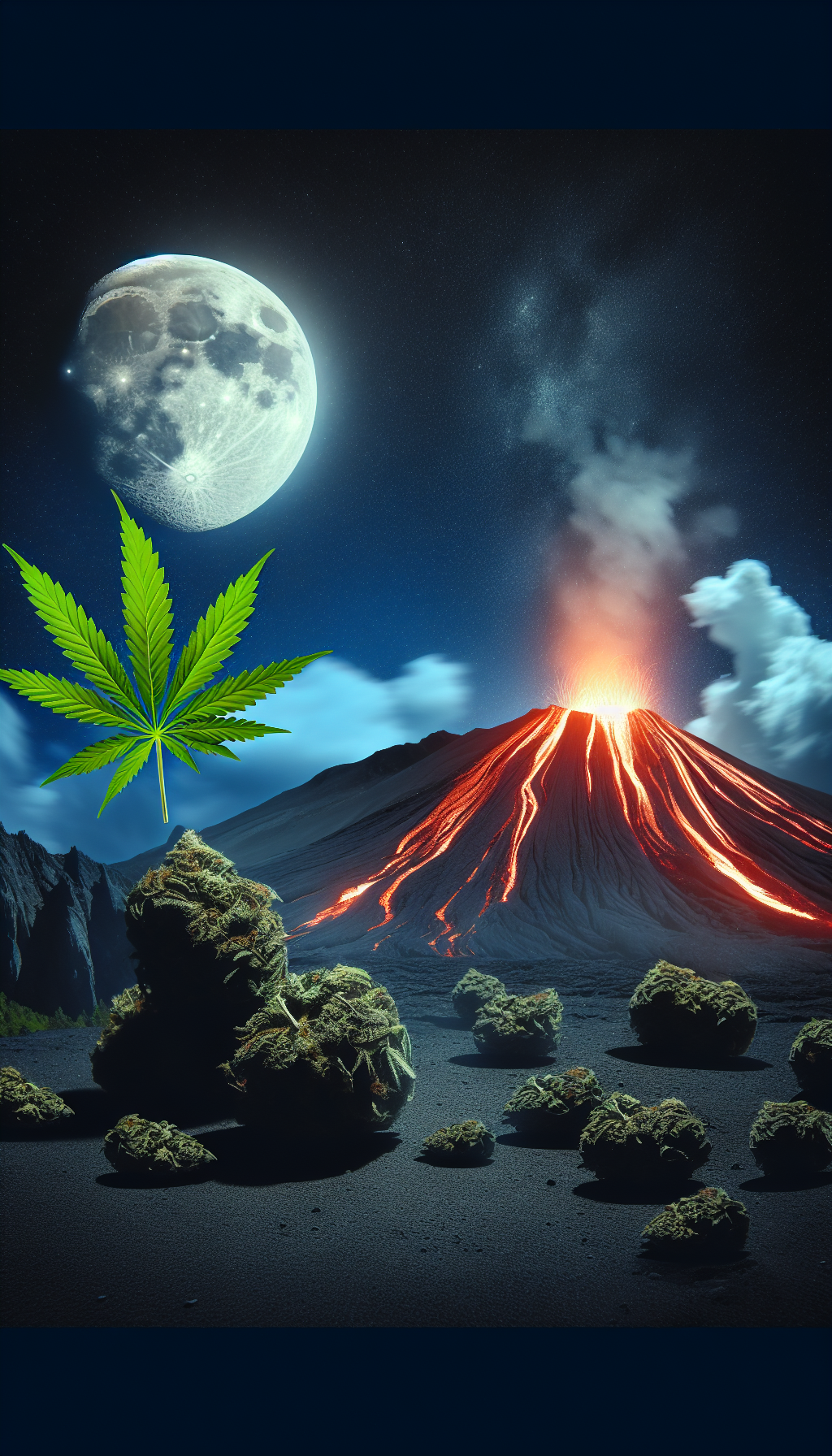 foto "Erupción Verde: El Sueño de la Luna".