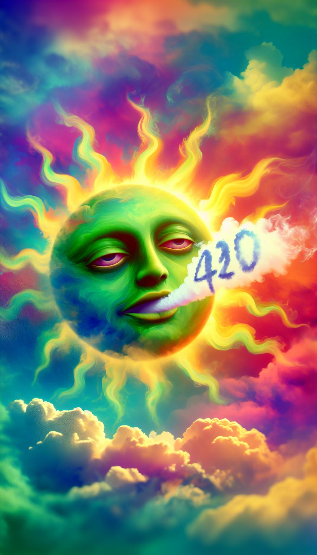 foto "Éxtasis Solar en 420"